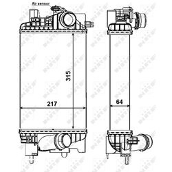 Chladič plniaceho vzduchu NRF 30469 - obr. 4