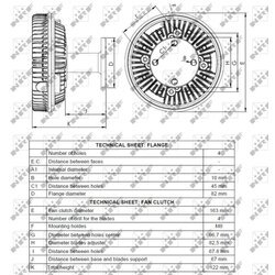 Spojka ventilátora chladenia NRF 49089 - obr. 4