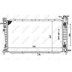 Chladič motora NRF 50334 - obr. 4