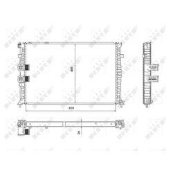 Chladič motora NRF 50468 - obr. 4