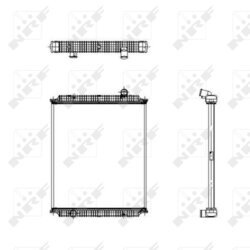 Chladič motora NRF 509563X