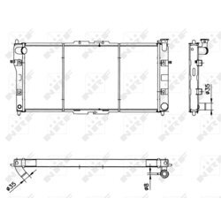 Chladič motora NRF 52020 - obr. 4