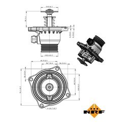 Termostat chladenia NRF 725005 - obr. 4