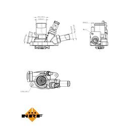 Termostat chladenia NRF 725034 - obr. 4