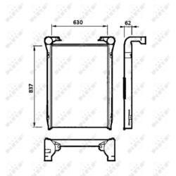 Chladič plniaceho vzduchu NRF 30222 - obr. 4