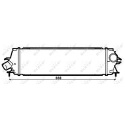 Chladič plniaceho vzduchu NRF 30271 - obr. 2