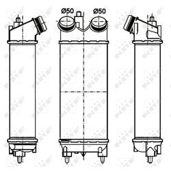 Chladič plniaceho vzduchu NRF 30274 - obr. 2