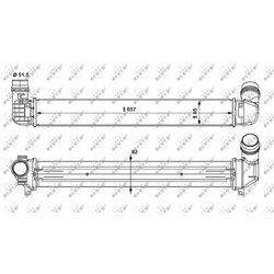 Chladič plniaceho vzduchu NRF 30916 - obr. 4