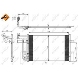 Kondenzátor klimatizácie NRF 350039 - obr. 4