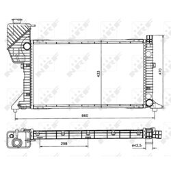 Chladič motora NRF 50557 - obr. 4