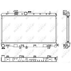 Chladič motora NRF 53038