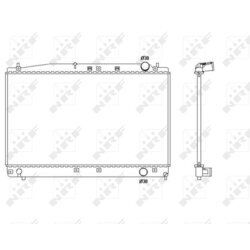 Chladič motora NRF 53466