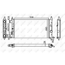 Chladič motora NRF 58155 - obr. 3