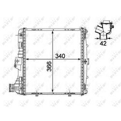 Chladič motora NRF 58485