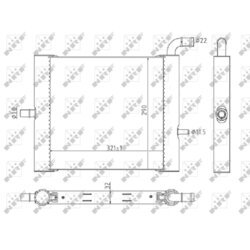 Chladič motora NRF 59176