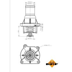 Termostat chladenia NRF 725046 - obr. 4