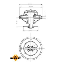 Termostat chladenia NRF 725215 - obr. 4