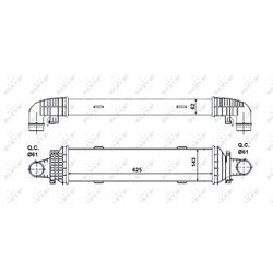 Chladič plniaceho vzduchu NRF 30504 - obr. 4