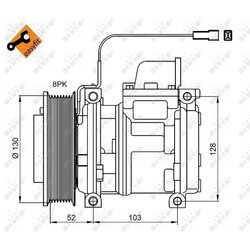 Kompresor klimatizácie NRF 32824