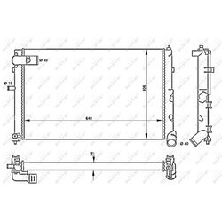 Chladič motora NRF 50418 - obr. 4