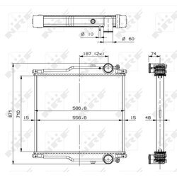 Chladič motora NRF 509768 - obr. 4