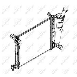Chladič motora NRF 58433