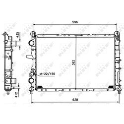 Chladič motora NRF 58995 - obr. 4