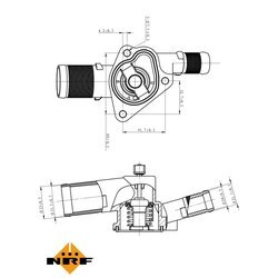 Termostat chladenia NRF 725009 - obr. 4