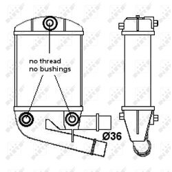 Chladič plniaceho vzduchu NRF 30167A - obr. 2