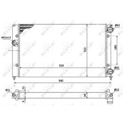 Chladič motora NRF 529501 - obr. 4