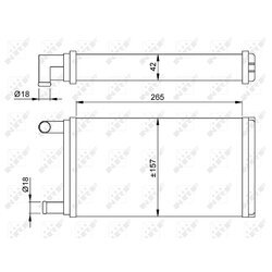 Výmenník tepla vnútorného kúrenia NRF 53555 - obr. 4