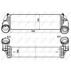 Chladič plniaceho vzduchu NRF 30359 - obr. 4