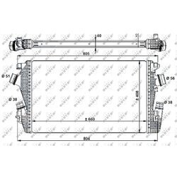 Chladič plniaceho vzduchu NRF 30934 - obr. 4