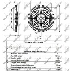 Spojka ventilátora chladenia NRF 49533 - obr. 4