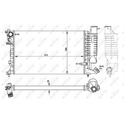 Chladič motora NRF 50424 - obr. 4