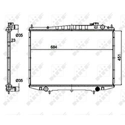 Chladič motora NRF 52131 - obr. 1