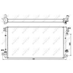 Chladič motora NRF 53076 - obr. 4