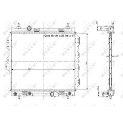 Chladič motora NRF 56018 - obr. 4