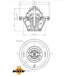 Termostat chladenia NRF 725065 - obr. 4