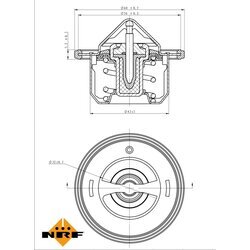 Termostat chladenia NRF 725097 - obr. 4