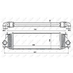 Chladič plniaceho vzduchu NRF 30393 - obr. 4