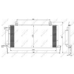 Kondenzátor klimatizácie NRF 350096 - obr. 4