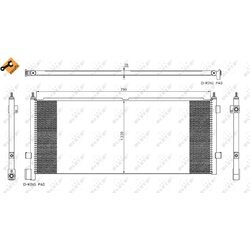 Kondenzátor klimatizácie NRF 35891