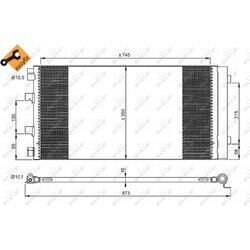 Kondenzátor klimatizácie NRF 35972 - obr. 4