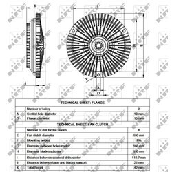 Spojka ventilátora chladenia NRF 49532 - obr. 4