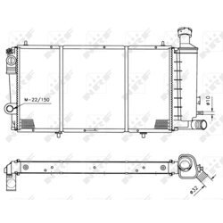 Chladič motora NRF 50406 - obr. 4