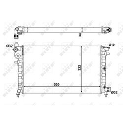 Chladič motora NRF 509502A