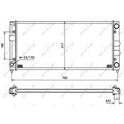 Chladič motora NRF 509506 - obr. 4