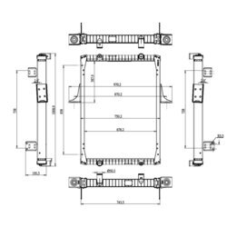 Chladič motora NRF 52072 - obr. 4