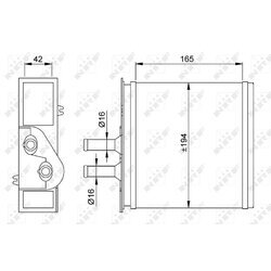 Výmenník tepla vnútorného kúrenia NRF 53204 - obr. 4